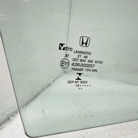 2018-2024 HONDA ACCORD FRONT RIGHT PASSENGER SIDE DOOR WINDOW GLASS OEM