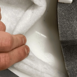 Mercedes X164 GL 450 550 Front Left Side A-Pillar Trim Cover Gray OEM 2006-