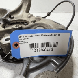 MERCEDES W222 S550 2014-17 REAR RIGHT PASSENGER SIDE SPINDLE KNUCKLE & HUB OEM