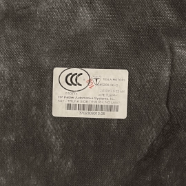 2012-2020 TESLA MODEL S TRUNK RIGHT PASSENGER SIDE QUARTER PANEL TRIM COVER