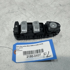 MERCEDES W222 S550 2014-2020 FRONT DRIVER DOOR MASTER WINDOW SWITCH OEM