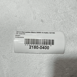 2014-2017 MERCEDES W222 S550  S63  REAR WINDSHIELD WINDOW GLASS OEM