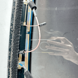 2014-2017 MERCEDES W222 S550  S63  REAR WINDSHIELD WINDOW GLASS OEM