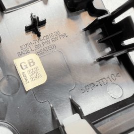 2018-2022 Honda Accord Rear Left Driver Door Switch Panel OEM