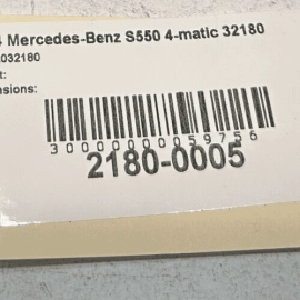 2014-2017 MERCEDES W222 S550 CENTER CONSOLE ARMREST REAR COVER TRIM PANEL OEM