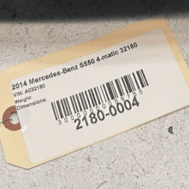 2014-2017 MERCEDES W222 S550 Center Console End Trim Panel Socket Cover OEM