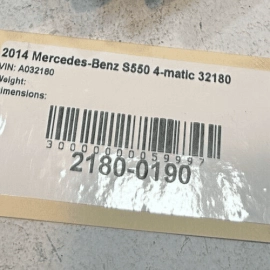 2014-2017 MERCEDES W222 S550 CENTER CONSOLE USB AUX MEDIA RETAINER PLATE OEM