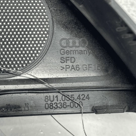 2015-2018 AUDI Q3 FRONT RIGHT DOOR TWEETER SPEAKER COVER TRIM OEM W / LANE
