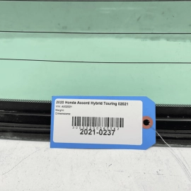 2018 - 2022 HONDA ACCORD REAR BACK WINDSHIELD WINDOW GLASS OEM
