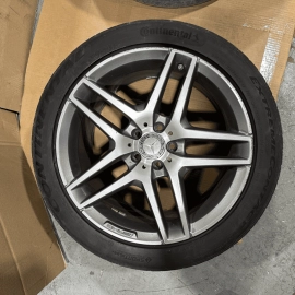2014-2017 MERCEDES W222 S550 AMG Rear Wheel Rim 19x9.5 & Tire 275/40/R19 OEM