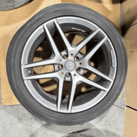 2014-2017 MERCEDES W222 S550 AMG Rear Wheel Rim 19x9.5 & Tire 275/40/R19 OEM