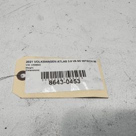 2021 VOLKSWAGEN ATLAS SE FRONT BUMPER REINFORCEMENT IMPACT BAR BEAM ASSEMBLY OEM