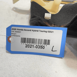 2020 - 2022 HONDA ACCORD REAR DRIVER SIDE SEAT BOLSTER CUSHION COVER OEM