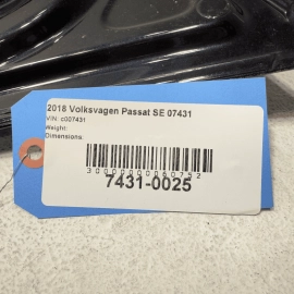 Volkswagen VW Passat Rear Trunk Deck Lid Hatch Black Pearl 2T2T OEM 2016-2019