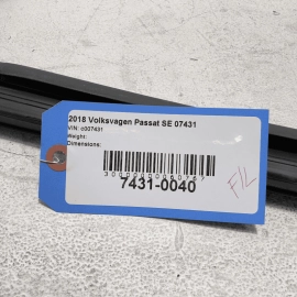 VOLKSWAGEN PASSAT FRONT DRIVER DOOR WINDOW GLASS RUN CHANNEL SEAL 2012-2022 OEM