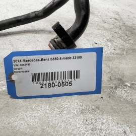 MERCEDES W222 S550 ENGINE OIL RETURN HOSE TUBE PIPE LINE OEM 2014-2017