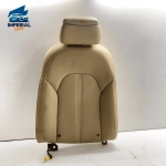 11-18 AUDI A8L Quattro BEIGE FRONT LEFT DRIVER UPPER CUSHION SEAT W HEADREST OEM