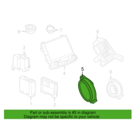 Front Left Or Right Side Door Panel Audio Speaker GMC Terrain 2018-2023 OEM 1PCS