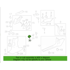 PORSCHE PANAMERA 10 - 16 FRONT RIGHT PASSENGER SIDE ARMREST EXTENSION COVER TRIM