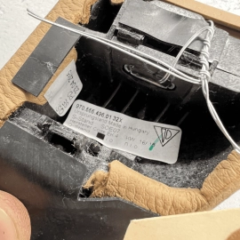 PORSCHE PANAMERA 10 - 16 FRONT RIGHT PASSENGER SIDE ARMREST EXTENSION COVER TRIM