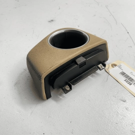 2010 - 2016 PORSCHE PANAMERA - FRONT CENTER CONSOLE CUP HOLDER LEATHER BEIGE OEM