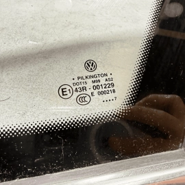 VOLKSWAGEN PASSAT 2016 - 2019 REAR RIGHT PASSENGER SIDE QUARTER WINDOW GLASS OEM
