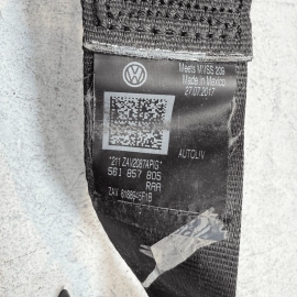 VOLKSWAGEN PASSAT 2012-2022 REAR DRIVER SIDE SEAT BELT SEATBELT RETRACTOR OEM