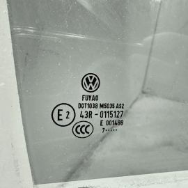 2012-2018 VOLKSWAGEN PASSAT LE REAR RIGHT SIDE DOOR WINDOW GLASS GREEN OEM