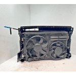 2016-2019 VOLKSWAGEN PASSAT 2.0L RADIATOR W/ SUPPORT FAN BLADE & SHROUD ASSY OEM