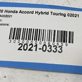 HONDA ACCORD HYBRID 2018-2021 2.0L BATTERY GROUND CABLE WIRE WIRING OEM