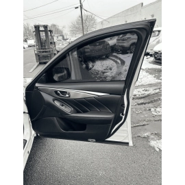 2017-2019 INFINITI Q50 RED SPORT FRONT DRIVER SIDE DOOR PANEL COVER OEM