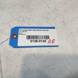 INFINITI Q50 RED SRORT REAR RIGHT PASSENGER SIDE DOOR PANEL COVER OEM 2017-2019