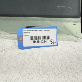 INFINITI Q50 2017-2023 REAR LEFT DRIVER SIDE DOOR WINDOW GLASS OEM