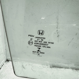 2018-2024 HONDA ACCORD DOOR WINDOW GLASS FRONT RIGHT PASSENGER SIDE OEM