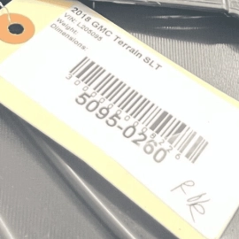 GMC TERRAIN 2018 REAR RIGHT PASSENGER SIDE INTERIOR DOOR TRIM COVER PANEL O