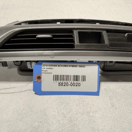 HONDA ACCORD 18-20 FRONT CENTER DASHBOARD TRIM COVER BEZEL PANEL W/ GRILLE OEM HONDA ACCORD 18-20 FRONT CENTER DASHBOARD TRIM COVER BEZEL PANEL W/ GRILLE OEM