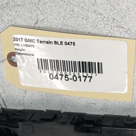 GMC TERRAIN 2018 - 2023 REAR LEFT DRIVER SIDE BUMPER RETAINER GUIDE BRACKET