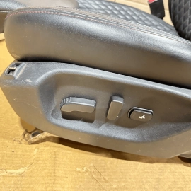 2017-2020 Infiniti Q50 Red Sport Front Left Driver Seat Leather Black OEM