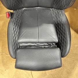 2017-2020 Infiniti Q50 Red Sport Front Left Driver Seat Leather Black OEM