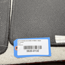 2018 HONDA ACCORD HUBRID INTERIOR FLOOR CARPET LINER MAT OEM SET OF 3