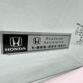2018-2024 Honda Accord Front Driver Left Door Glass OEM
