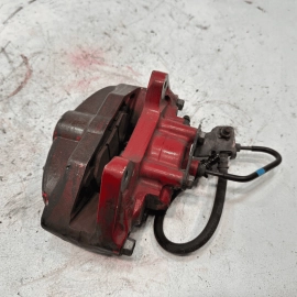 17-20 INFINITI Q50 RED SPORT REAR DRIVER SIDE DISC BRAKE CALIPER ASSEMBLY OEM