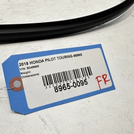 2016-2021 Honda Pilot Front Right Door Window Glass Run Channel Seal OEM