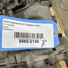2016-2022 Honda Pilot 3.5L AWD Rear Differential Axle Assembly OEM