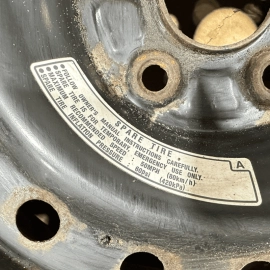 2016-2024 Honda Pilot Spare Wheel Tire R17 165/80  OEM