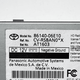 2021-24 TOYOTA CAMRY JBL RADIO MULTIMEDIA NAVIGATION DISPLAY SCREEN MONITOR OEM