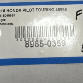 HONDA PILOT 2016-2022 FRONT RIGHT PASSENGER SIDE DOOR HINGE LOWER OEM = NH797M =