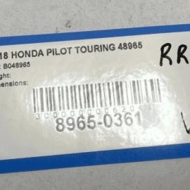 HONDA PILOT 2016-2018 REAR RIGHT PASSENGER SIDE DOOR HINGE UPPER OEM = NH797M =