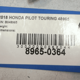 HONDA PILOT 2016-2024 REAR RIGHT PASSENGER SIDE DOOR HINGE LOWER OEM = NH797M =