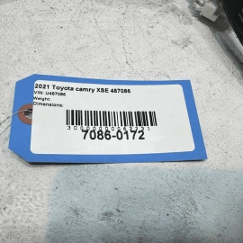 2021 Toyota Camry XSE 2.5L Wire Harness Main Body Floor Wiring Cable OEM